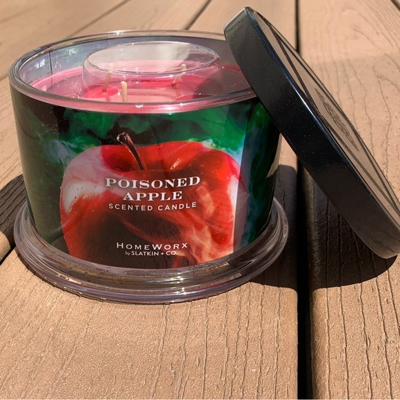 🆕POISONED APPLE HARRY SLATKIN HOMEWORX 4 WICK 18 oz CANDLE NWTS!!! - Picture 5 of 5